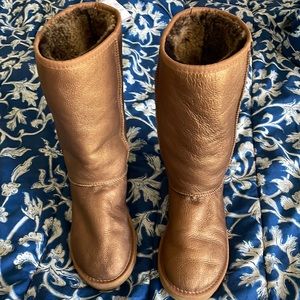 UGG Classic long metallic boot copper